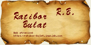 Ratibor Bulat vizit kartica